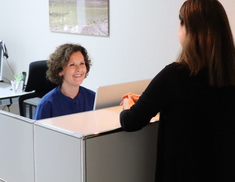 Empfang der orthopädischen Praxis Ortho Gronau in Bonn