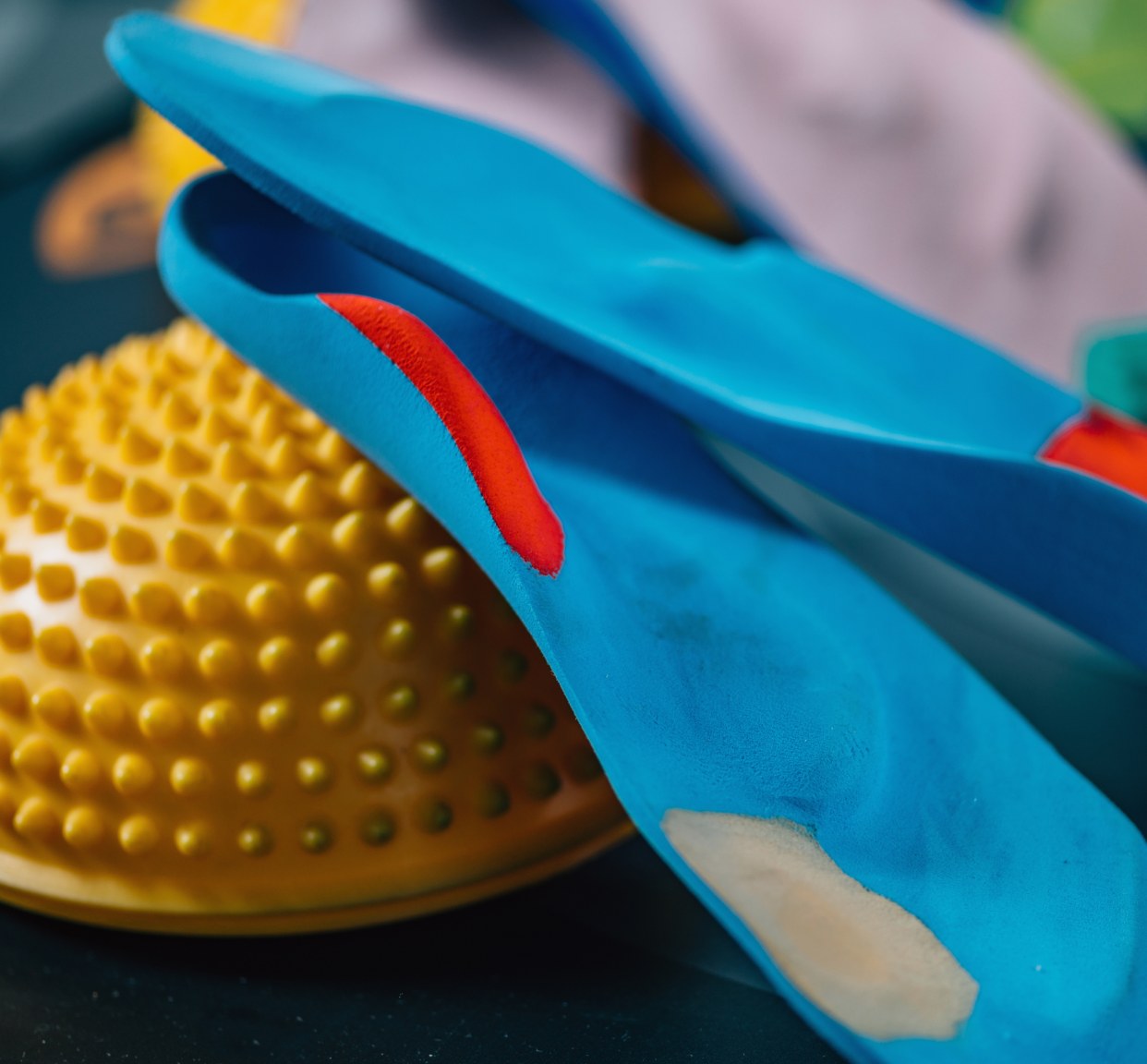 Orthopädische Einlagen und Balance-Pad
